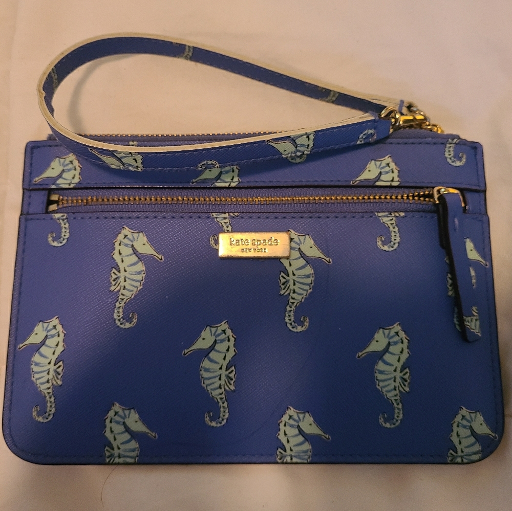 Kate Spade Seahorse wristlet